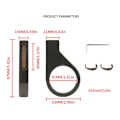Miniatyrbilde 3 av 5: LED Motorsykkel Blinklys Vanntett Indikatorlys Lampe med 41mm Gaffelrør [db] Plating
