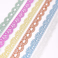 Miniatyrbilde 5 av 5: 7 ruller dekorativ Washi-teip: Selvklebende blonderteip for håndverk, scrapbooking og kortlaging