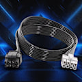Miniatyrbillede 3 af 5: 8-Pin CPU Modul Ledning 12VHPWR CPU 8-Pin til 8-Pin (4+4) Han Modulært Strømkabel [DB]