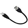Pikkukuva 4 / 5: USB-sovitinjohto Firewire IEEE 1394 6-nastainen naaras USB 2.0 AM -sovitinjohto Plug and Play digitaaliselle [DB] Black