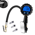 Miniatyrbild 1 av 5: Professionell Däcktrycksmätare 3-200 Psi för Bil Lastbil Cykel Db W 3connector and rod