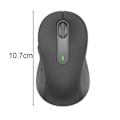 Miniatyrbilde 5 av 5: M650 Trådløs Mus 2.4GHz Bluetooth-kompatibel Doble Moduser Ergonomisk DPI Justerbar Stille Mini [db] White