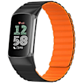 Pikkukuva 3 / 3: Tyyppi G Fitbit Charge 6/5 magneettinen ranneke silikonia säädettävä [db] Multicolor Style B