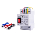 Miniatyrbillede 1 af 5: DF-96DK Automatisk Vandstandskontrolkontakt 20A 220V Vandtank Væske Niveau Detektor Sensor C db White