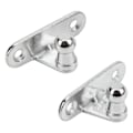 Miniatyrbilde 1 av 5: 2 stk. Gassfjær Monteringsbrakett 10mm Kulebolt Metall Universal Multi-Passform for Motorrom Bagasjerom [DB]