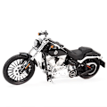 Miniatyrbilde 1 av 5: Maisto 1:18 Harley-Davidson 2016 Breakout Støpt Modellsykkel Samleobjekter Hobby Motorsykkel Modell Leker db Black