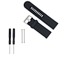 Miniatyrbilde 1 av 4: Myk silikonklokkearmbånd for Garmin Fenix 3/Fenix 3 HR/Fenix 2 etc + Lugs Adapters + Verktøy [DB] Black Other Phone Models