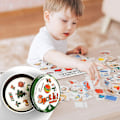 Miniatyrbillede 4 af 5: Tegneserie Spot It Matchende Kort Spil Logisk Ræsonnement Øvelse Brætspil Gave Til Børnedag {db} LOL