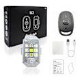 Miniatyrbild 5 av 5: Trådlös LED-strobeljus med hög ljusstyrka, 7 färger stroboskopljus och USB-laddning, trådlös LED-strobeljus {DB} color02 Two lights with remote control