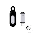 Miniatyrbilde 1 av 5: Trådløs Smarttelefon Infrarød Sender Universell Mini Fjernkontroll med Type-C Kobling Rep [db] Silver