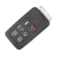 Miniatyrbild 4 av 5: 5/6 Knappar Smart Bilnyckel Skal Fodral Fob För Volvo S60 V60 S80 XC70 XC60 V70 2008-2017 Fjärrkontroll Skydd Tillbehör [DB] 5 Buttons