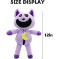 Miniatyrbilde 2 av 4: DB CatNap Poppy Playtime, 30cm, Smilende Critter, CatNap Plysj, Morsom Smilende Critter, Plysjleker for Fans, Gutter, Jenter