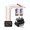 Miniatyrbilde 4 av 5: 12v 250a Vinsj Fjernkontroll Kontaktor Vinsjkontroll Solenoid Relé Dobbel Fjernkontroll Kit Bil Motorsykkel Off Roa [db]