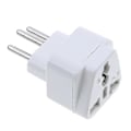 Miniatyrbild 5 av 5: Universal UK/US/EU till Schweizisk AC Strömkontakt Reseadapter Omvandlare [db] Black