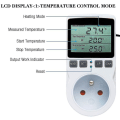 Miniatyrbillede 2 af 3: Digital/varme-køle termostat stikkontakt LCD termostat, 230v til drivhus gård termostat/glasbeholder termostat (stikkontakt)