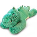 Miniatyrbild 1 av 5: Viktad ångest dinosaurie plysch leksak kastkudde/söt dinosaurie gosedjur docka för pojkar flickor-utmärkt [DB] Green Dinosaur 30cm 11.8 inch