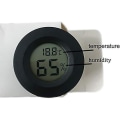 Pikkukuva 3 / 5: Mini digitaalinen lämpömittari - 4,5 cm, digitaalinen LCD-näyttö, musta [DB]
