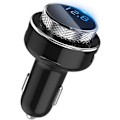 Pikkukuva 1 / 3: Auton MP3 Bluetooth -soitin Auton FM-lähetin Nopea lataus Auton laturi