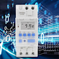 Miniatyrbild 3 av 5: DB Veckotimer 12V DC 16A LCD-display med nedräkningsfunktion, utbytbart batteri