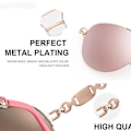 Miniatyrbilde 3 av 3: Polariserte Aviator Solbriller, lett metallramme Solbriller Uv400 [Db] pink
