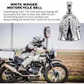 Pikkukuva 2 / 5: Moottoripyörän kello, Biker-ajokello, Onnenkello moottoripyörään, 3D Angel -ajokello, Lu db