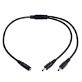 Miniatyrbillede 1 af 5: 3,5 mm x 1,35 mm DC Barrel Plug Splitter Adapterkabel til Ansigtsrensere LED [DB] One point two
