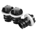 3-pack kylpluggsersättning för YETI, kylavtappningsplugg [DB] Black