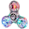 Miniatyrbild 1 av 5: DB Klar LED Ljus Fidget Spinner Leksak - Stressreducerande Leksak för Barn och Vuxna