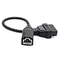 Miniatyrbillede 3 af 5: OBD2 Kabel til Honda 3-polet OBD1 Adapter OBD2 Obdii til Honda 3-polet til 16-polet Stik Kompatibel Di [DB]
