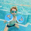 Miniatyrbillede 5 af 5: 4 stk. Vandtræningsskiver Vandvægte til Pooltræningssæt Eva Skum Vand Aerobic Udstyr til Voksne Håndholdt Poolmodstand db