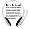 Miniatyrbillede 4 af 5: Edifier K550 3.5mm Stik Kablet Ledningsstyring Stereo Computer Gaming Headset med Mikrofon [db] Elegant Black