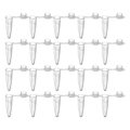 Pikkukuva 1 / 2: 2000 kpl 0,2 ml mikroputki Snap Clear mikroputket laite [DB] White 2.00X1.80X1.80CM