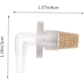 Miniatyrbillede 5 af 5: 10 stk. iltpumpe luftdiffusor akryl fiskebeholder luftbeslag fiskebeholder luftboblediffusor dekoration