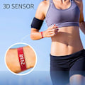 Miniatyrbillede 4 af 5: Smart armbånd med vibrerende alarm, søvnovervågning digitalt display elektrisk ur (rød) [DB] Multicolor Red