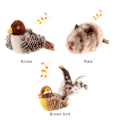 Miniatyrbild 4 av 5: Fladdrande Fågel Sparv Katt Leksak Livsliknande Kvittrande Ljud Beröringsaktiverad Kattunge [DB] Rats