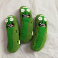 Miniatyrbilde 3 av 4: Søt Pickle Rick 20cm plysj utstoppet dukke morsom myk pute ansikt utstoppet dukke [DB] 1PC