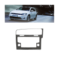 Miniatyrbild 3 av 5: 8 tum kolfiberram Uppgraderad version Radiopanel Dekorativ ram För 7 Mk7 Golf 7.5 Mk7.5 Rhd [DB] Carbon fiber black