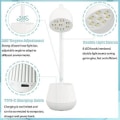 Miniatyrbillede 3 af 5: 8 Lys Neglelampe Roterbar Mini Uv Led Lampe Tørrer Gel Neglekunst Professionel