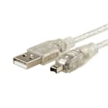 Miniatyrbild 5 av 5: USB hane till Firewire IEEE 1394 4-polig hane iLink adapterkabel för SONY DCR-TRV75E DV (FW-037) {DB}