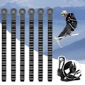 Miniatyrbillede 2 af 5: Snowboard Ankelsløjfe Rem Binding Udskiftning Robust Universal Enkel Installation Ankelsløjfe Snowboard Binding Dele [DB] 2pcs