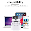 Miniatyrbilde 3 av 5: Bluetooth Headset, Trådløst Headset, Bluetooth 5.0 2024 Linzero Gift-C6 db M