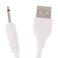 Miniatyrbillede 2 af 4: Usb Dc 2.5 Vibrator Oplader Kabel Ledning Til Genopladelige Voksenlegetøj Vibratorer [db] White