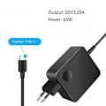 Pikkukuva 4 / 5: Lenovo Thinkpad X1 Carbon/Yoga 20V 3.25A 65W USB Type-C AC Kannettavan Tietokoneen Virtalähde 1.8m Kaapeli [Db]