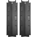 Miniatyrbilde 1 av 5: Universal erstatning grillvarmetelt for grillporselen stål Bbq varmeplate skjold varmetelt smakstilsetningsstang brennerdeksel flammedemper for Db 2Pcs