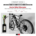 Miniatyrbillede 5 af 5: 24V36V48V 500W 750W Hall Børsteløs Controller 126A Sinusbølge Tre-Mode Controller Ebike Controller [db]