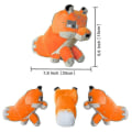 Miniatyrbillede 4 af 5: Minecraft plysdyr søde tegneserie plysdyr blød ræv udstoppet plys pude [DB]