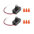 Miniatyrbillede 4 af 5: Skumring til daggry sensor 2 pakker, fotocelle lyssensor til udendørsbelysning, 120-277v fotoelektrisk Sw [DB] black