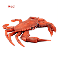 Miniatyrbilde 1 av 2: Nytt barnespill realistisk krabbe PVC solid havdyr figurmodell barn gave db Red