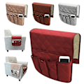 Miniatyrbilde 5 av 5: Sofa Armrest Lomme Sete Hengepose Kreativ Oppbevaringspose Avis Fjernkontroll Diverse Pose [DB] Grey
