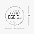 Miniatyrbillede 3 af 5: Digital Målebånd Smart Digitalt Målebånd Med LCD-Skærm Digital Lineal Type-C Genopladelig Længdemålingsværktøjer [Db] Black